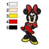 Minnie Mouse Embroidery Design 05